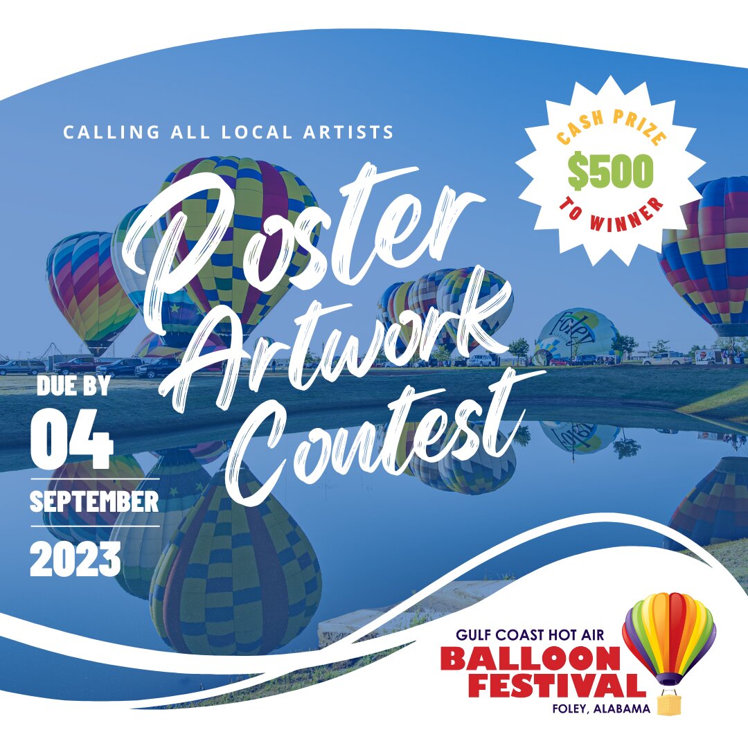 Gulf Coast Hot Air Balloon Festival announces 2024 date and poster